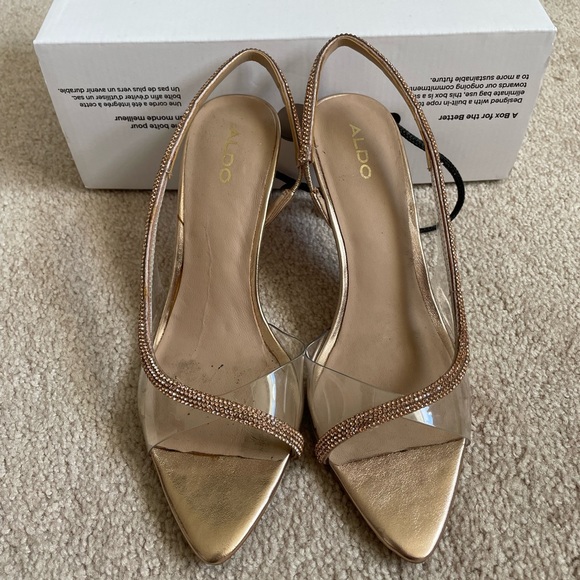 Aldo rose gold heels - Picture 3 of 5